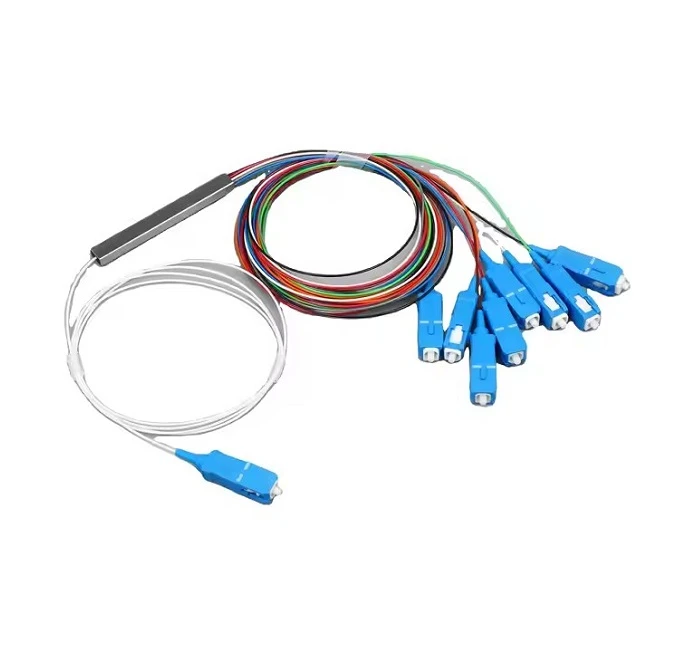 1x8 SC APC PLC ตัวแยกส่วนต่าง