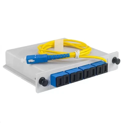 1x8 ตัวแยกปลั๊กอิน SC UPC PLC